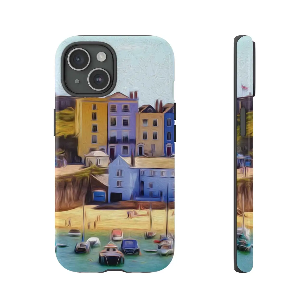 Around Tenby Tough Smartphone Case Small Tenby Harbour Beach