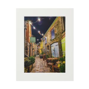 Sergeants Lane By Night - Fine Art Print By Lucy Crockford